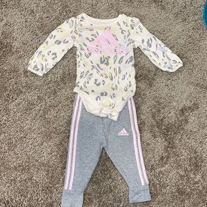 9 mo adidas girls outfit